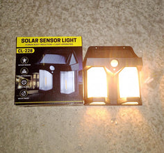 Outdoor Solar Wall Lamp Outdoor Waterproof High Quality Lamp Induction Garden Lamp Garden Villa Night Lamp Double Lamp Light (1 Pc)