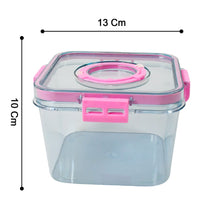 High Quality Plastic Food Storage Container Clear Washable Refrigerator Food Box Food Container Fruit Box Container with Lid (1400 ML)