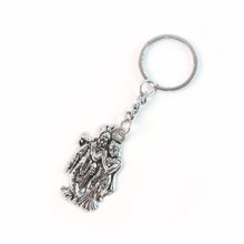 Radha Krishna Metal Keychain Set (2 Pc Mix Design)