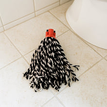 Plastic Mop Refill with Handle Grip – Durable Cotton Yarn Floor Cleaning Mop Head for Household and Commercial Use