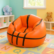 Foldable Sofa, Cartoon Style Inflatable Folding Chair, Ball Chair, Inflatable Sofa for Adults, Kids size (110cm x 85cm)
