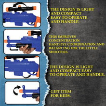 Shot Air Gun Toy with Scope and 8 Soft Foam Bullets Set